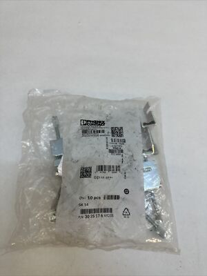 (NEW - Lot of 10) PHOENIX CONTACT SK14 SK 14 Shield Connection Clamp