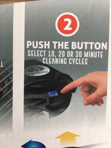 Grillbot Automatic Grill Scrubber and Cleaner with Protective Carrying Case,