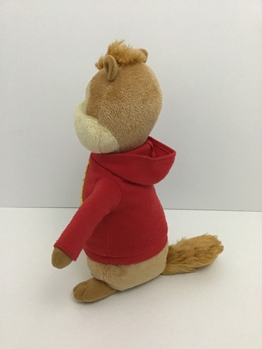 Ty Beanie Buddies Alvin Chipmunk Plush 10” Stuffed Red Chipmunks