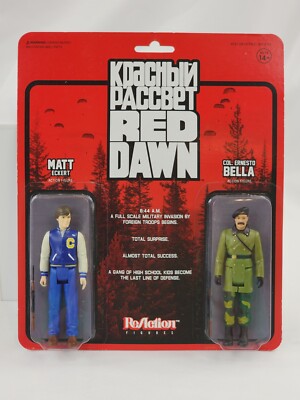 RED DAWN ReAction Figure 2 Pack B Matt Eckert & Col Ernesto Bella Action Figure