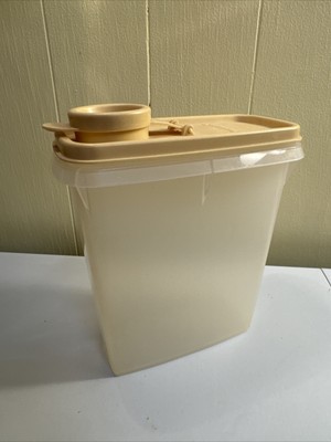 Tupperware Small Junior Cereal Storer Container 499 With Flip Pour Seal Lid 509.
