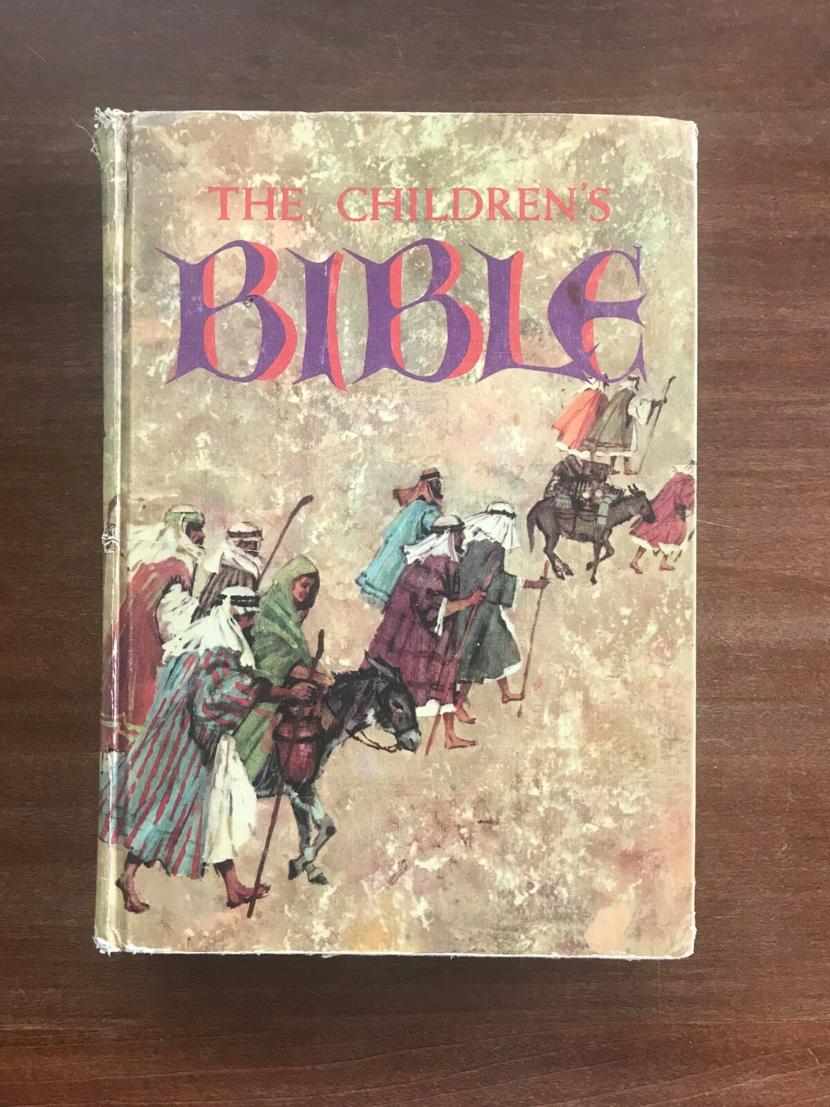 アンティーク!THE CHILDREN'S BIBLE The Children's Bible 1965. Old/New Testament. Color