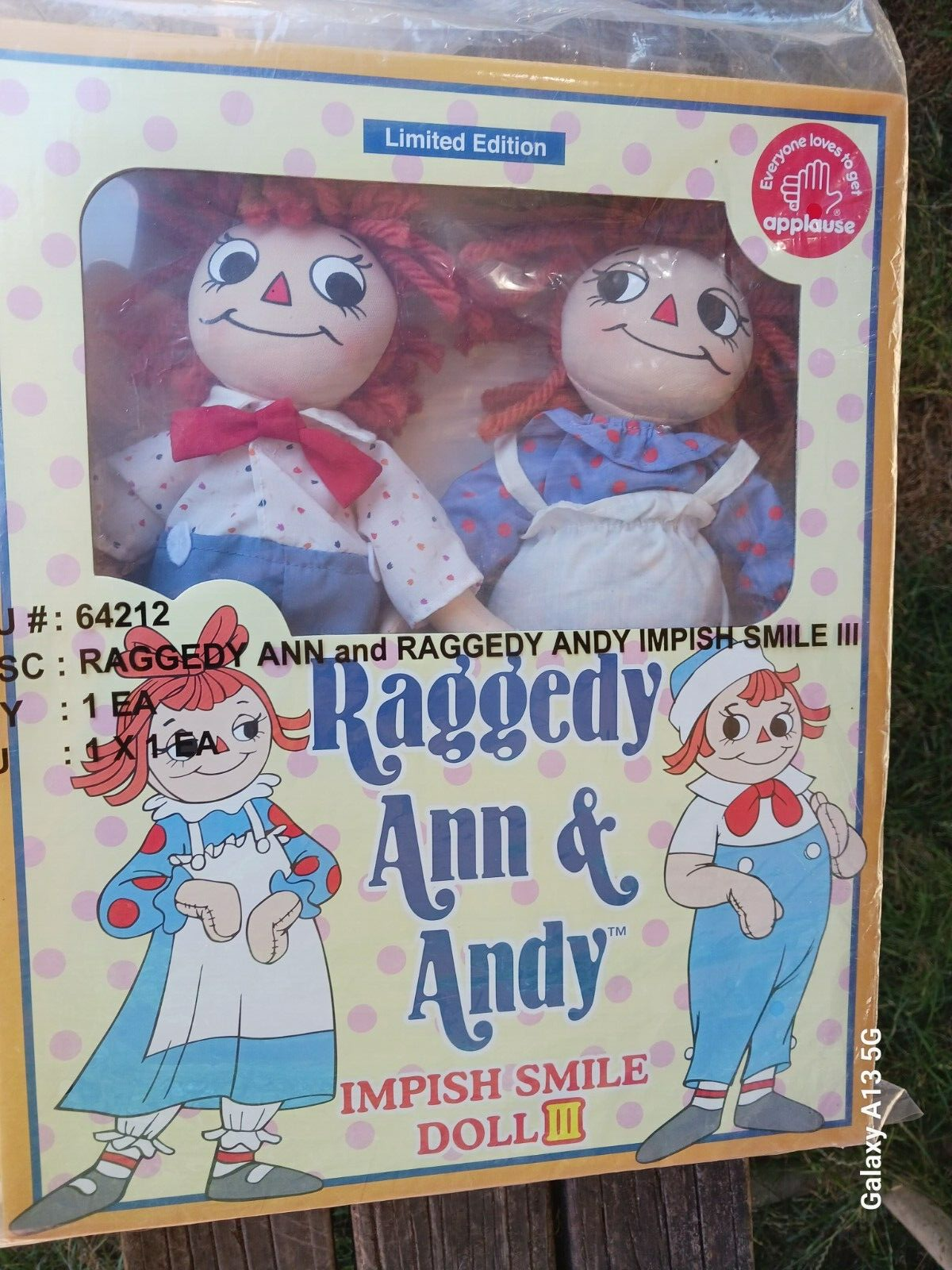 Vintage RARE 2003 Raggedy Ann & Andy IMPISH Smile III Doll Set Limited Japan Vintage RARE 2003 Raggedy Ann & Andy IMPISH Smile III Doll Set Limited Japan