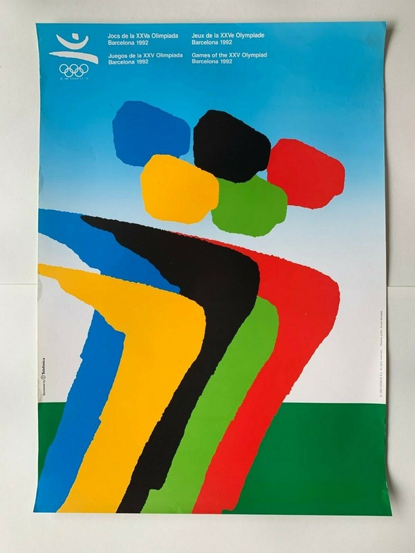 Original 1992 Barelona Olympics Poster