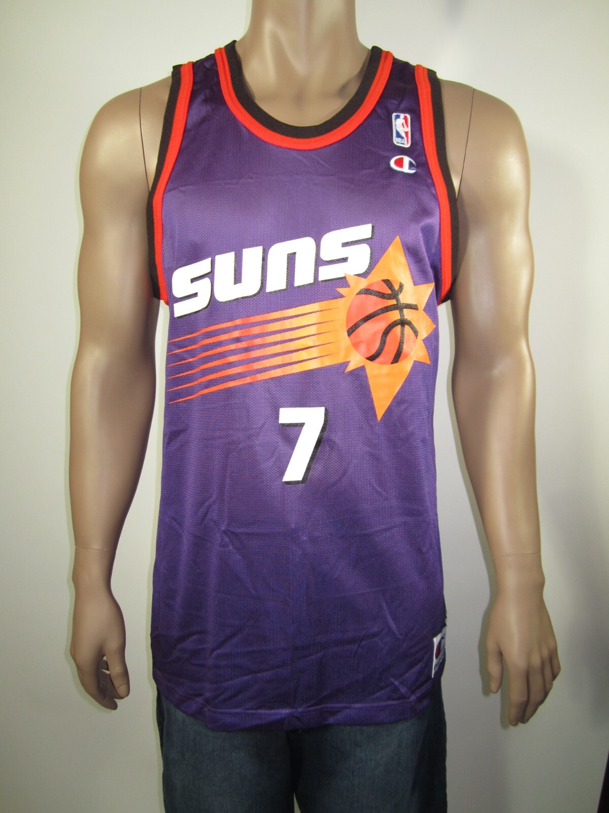 Champion - converse NBA バスケ ユニフォーム SUNS Johnson 7 黒 Champion - converse NBA バスケ ユニフォーム SUNS Johnson 7