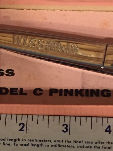 Vintage Wiss Pinking Shears - Model C - 9” - In original box