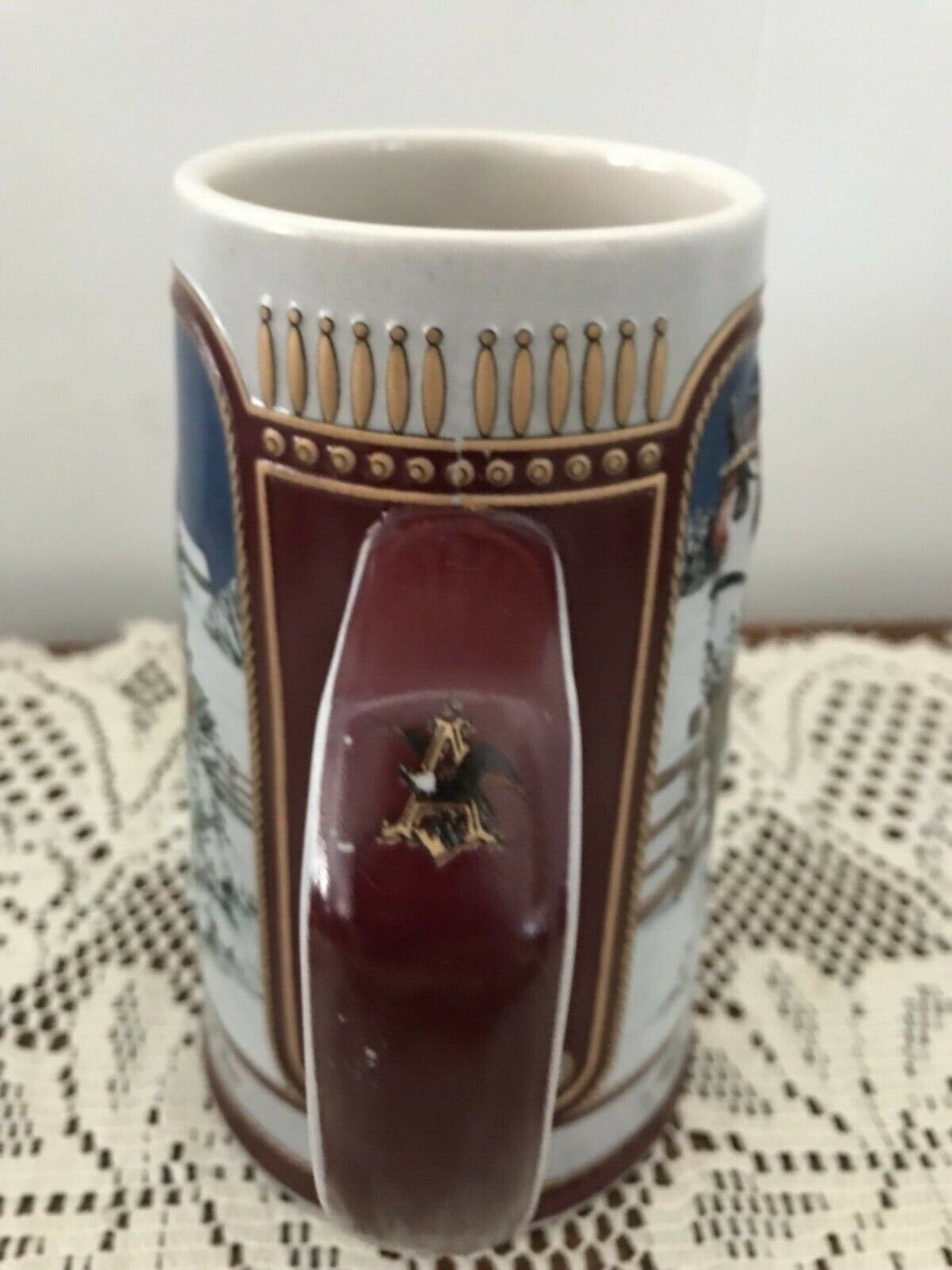 VINTAGE 1989 BUDWEISER CLYDSDALE BEER STEIN COLLECTIBLES ANHEUSER BUSCH