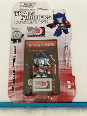 Hasbro / Goldie Transformers Figure and 3D Puzzle Piece Collector Card Serie 1