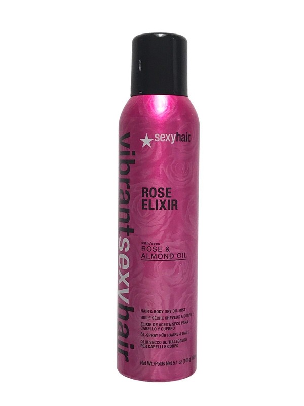 Vibrant Sexy Hair Rose Elixir Hair & Body Dry Oil Mist 5.1 oz - FREE SHIPPING