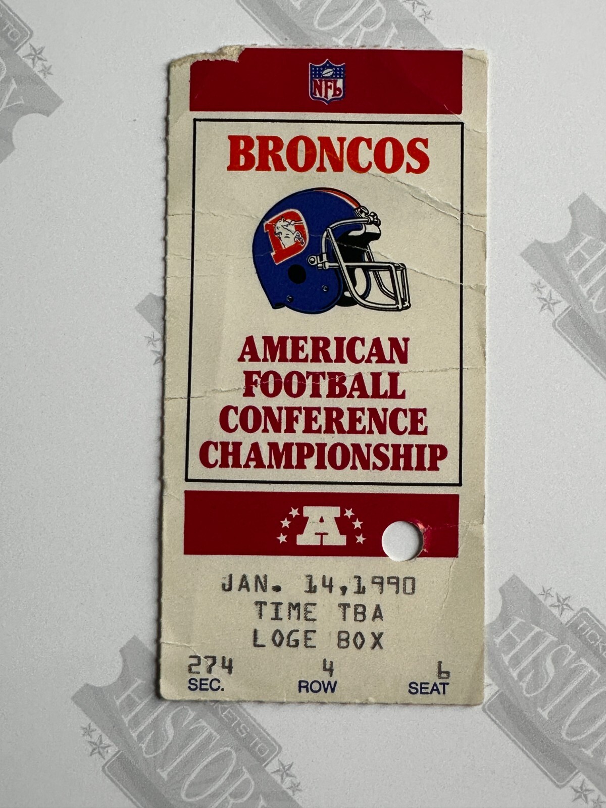 【超レア】DENVER BRONCOS 1989年 AFCチャンピオン バッジ 1989 Denver Broncos AFC Championship Ring – Gold & Silver