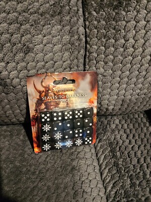 Warhammer Age of Sigmar: Slaves to Darkness Dice Set New
