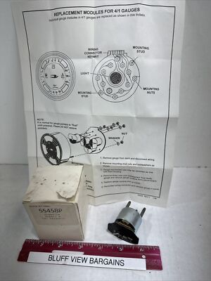 Teleflex 55458P Pressure Bobbin & Can Assembly Gauge  0-120 PSI NOS