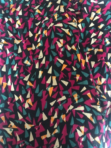 Lularoe TC Tall Curvy Leggings Solid Black Candy Corns Purple HTF Unicorn ??