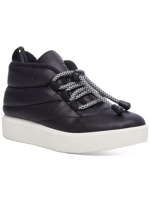 

STEVE MADDEN Женские черные 1-дюймовые спортивные кроссовки на танкетке с пуховиком на платформе, Черный, PUFF01S1