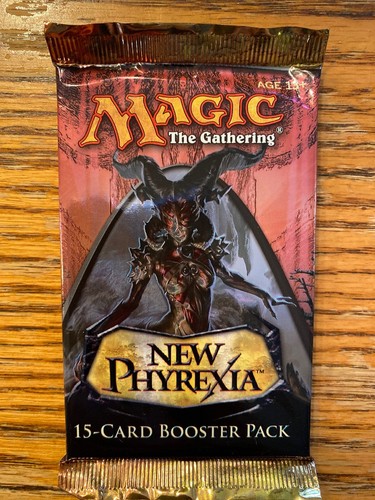 New Phyrexia - X 1 Factory Sealed Pack Mtg Magic (RG