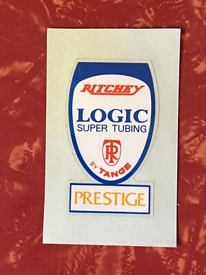 GENUINE NOS RITCHEY LOGIC PRESTIGE ROAD BIKE SEAT TUBE DECAL / STICKER