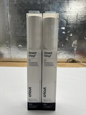 Cricut 3' Smart Vinyl Permanent - White 2-PACK