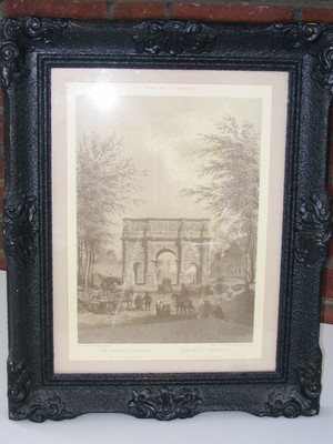 Felix Benoist Lithograph Rome dans sa grandeur Series Arc de Constantin 1855