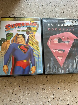 Superman Animated Collection- vs Monsters & Villains and Doomsday LOT (2)