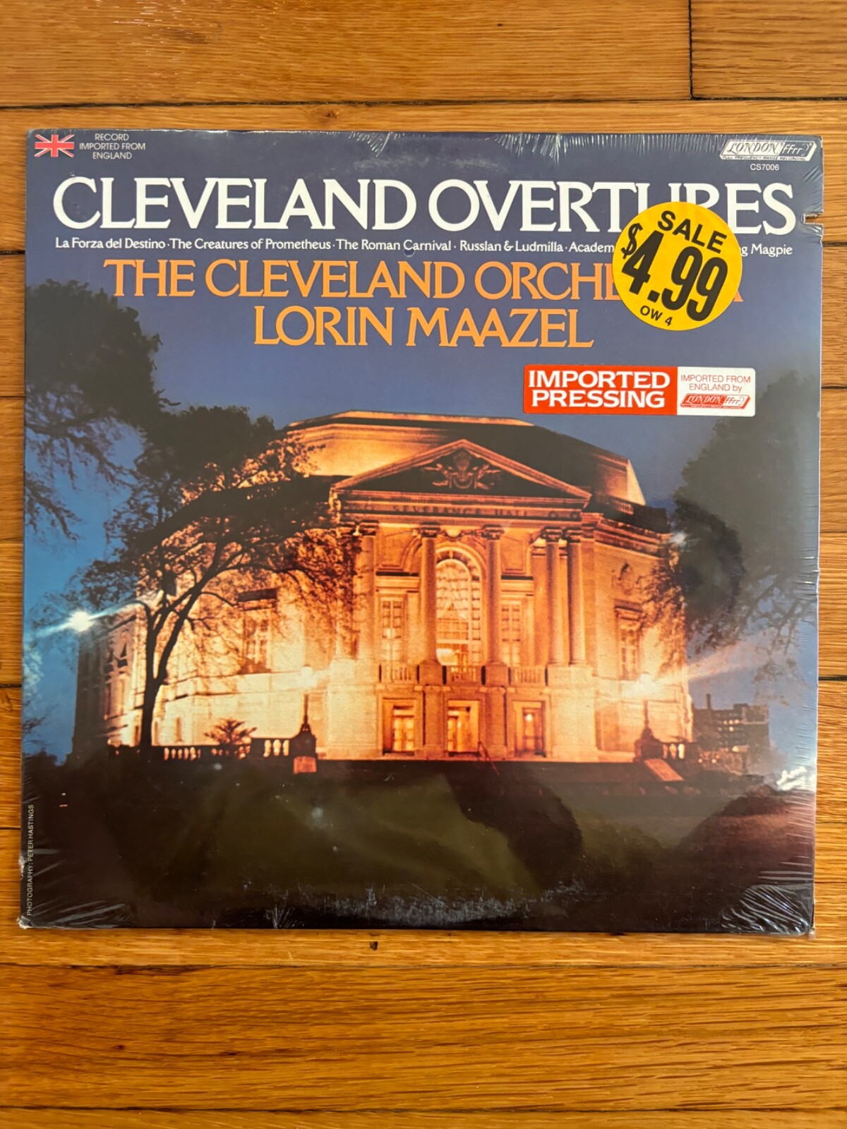 【中古】 Overtures Maazel ,ClevelandOrchestra OVERTURES CLEVELAND ORCHESTRA LORIN MAAZEL ( UK LP SXL 6782