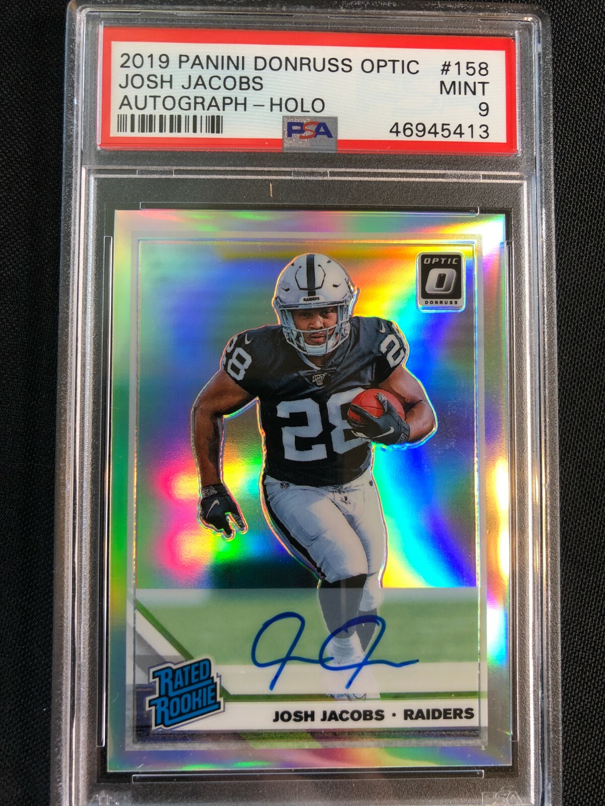 PANINI NFLカード DONRUSS ELITE JOSH JACOBS OAKLAND RAIDERS 68/75 #TC-JJ1 送料無料 中古 IT1 PANINI NFLカード DONRUSS ELITE JOSH JACOBS OAKLAND RAIDERS