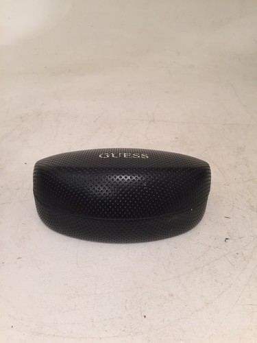 GUESS Large Black HARD Sunglasses CASE Fast Free shipping.
