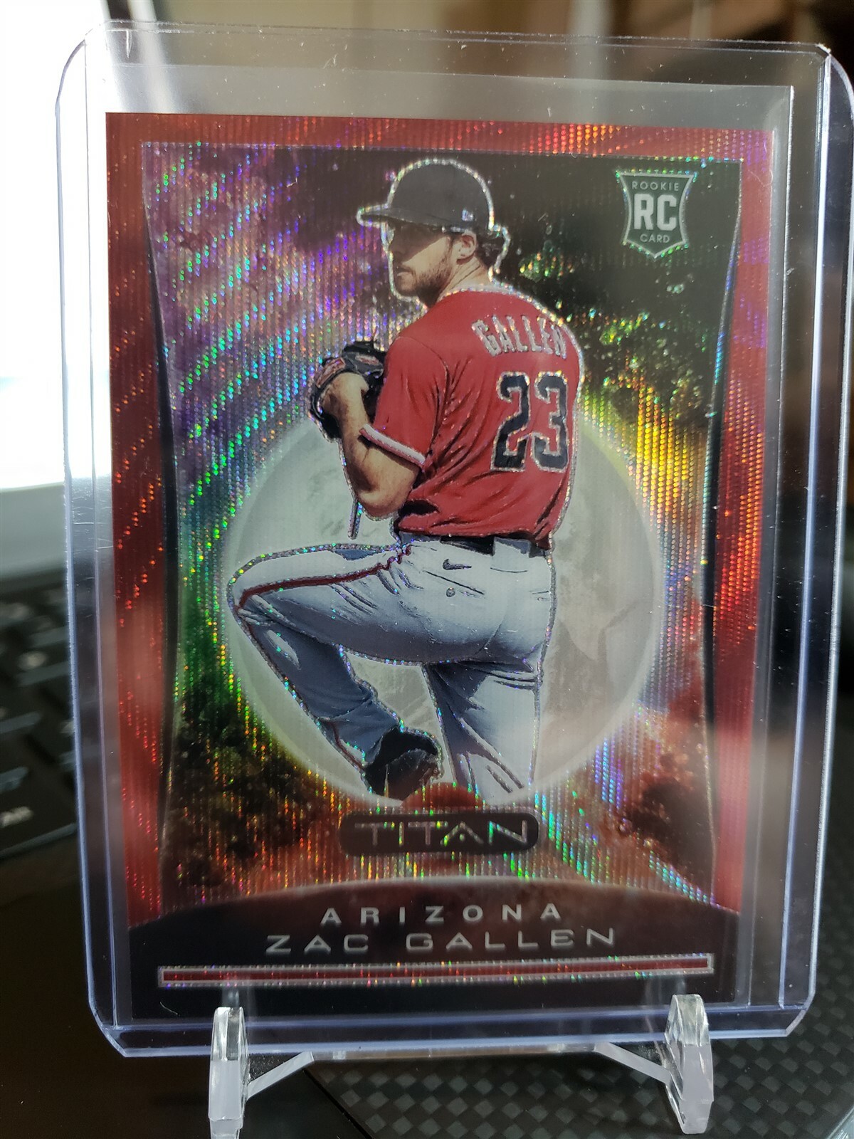 🔥 2020 Panini Titan RUBY WAVE #16 Zac Gallen RC 194/199 | eBay