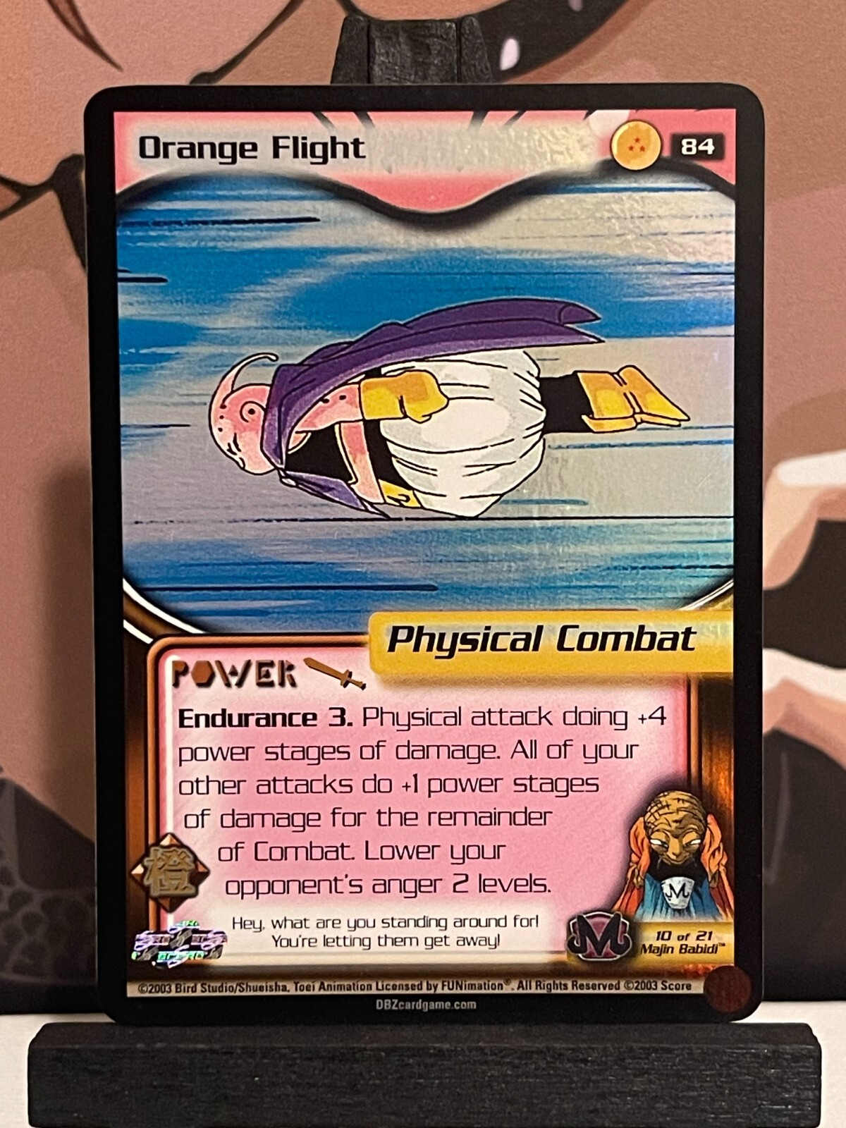 ドラゴンボール - アナスカ Dragon Ball Z CCG Orange Flight 84 Buu Saga Unlimited Foil