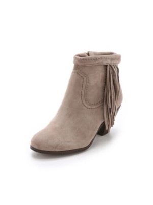 

SAM EDELMAN Женские бежевые кожаные ботильоны Louie с кисточками и круглым носком на блочном каблуке, размер, Бежевый, A4863L1