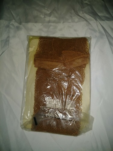 VINTAGE DANSKIN LASTO MESH 70%NYLON/15%COTTON/15%RUBBER SEAM TIGHTS ADULT SIZE B