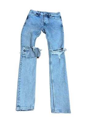 Ksubi Men s Denim Jeans Size W29 L34 Blue Van Winkle Mod Rise Skinny Leg BNWT