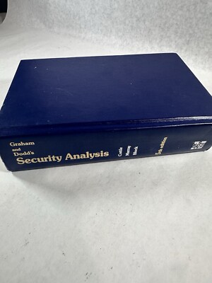 Graham and Dodd's Security Analysis Fifth Edition by Cottle Murray Block 1988 HC
