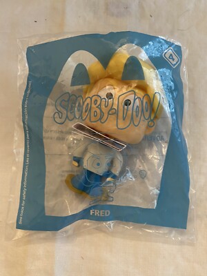 2021 McDonald's Happy Meal Toy Scooby Doo Bobble Head FRED Bobblehead #4 New