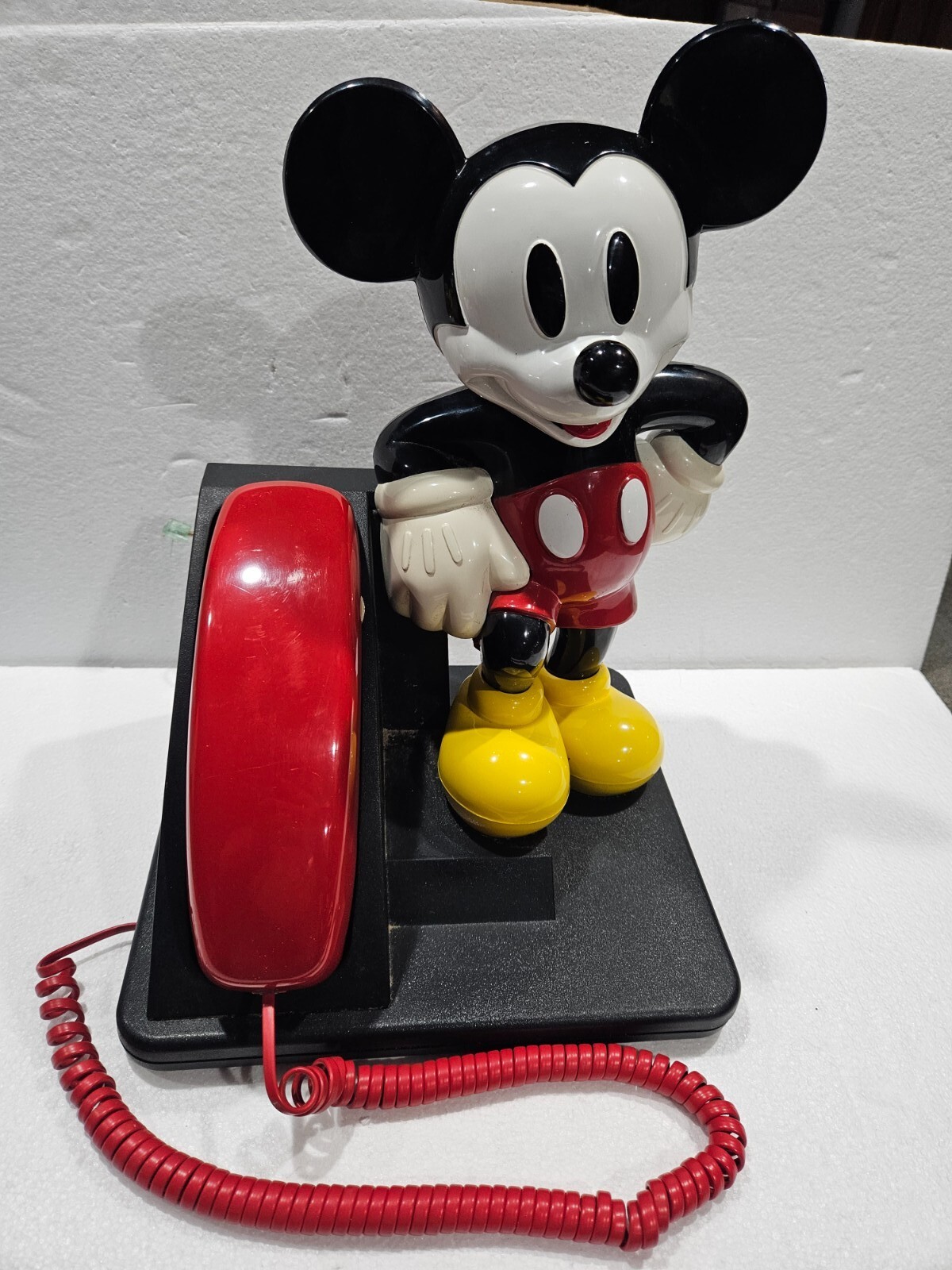 Vintage 1995 Mickey Mouse Touch Tone Phone Disney 14 inches Vintage 1995 Mickey Mouse Touch Tone Phone Disney 14 inches