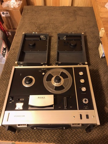 SONY TC-530 Sterecorder, Reel To Reel Tape Recorder, Comes With Service Manual!!