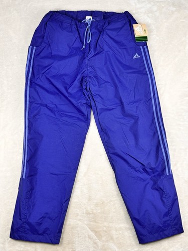 パンツ 90s adidas nylon wide pants y2k teck L Vintage Adidas Pants Mens XL Jogger Baggy Black Windbreaker