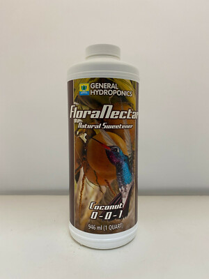 General Hydroponics Flora Nectar Natural Sweetener Coconut Qt (0-0-1)
