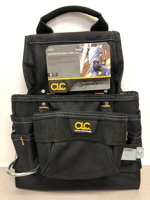 CLC 5833 5 in. W X 15.25 in. H Ballistic Polyester Tool Bag 9 pocket Black