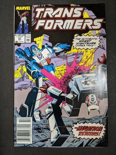 Transformers #57 Low Print Newsstand 1st Overkill, Slugfest