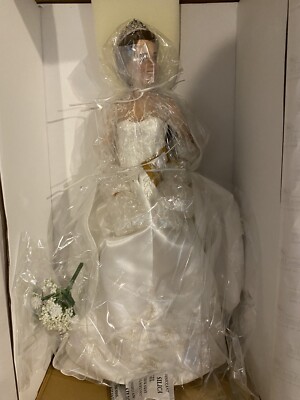 Ashton Drake Princess Catherine Royal Elegance Bride Porcelain Doll Box_COA_NRFB