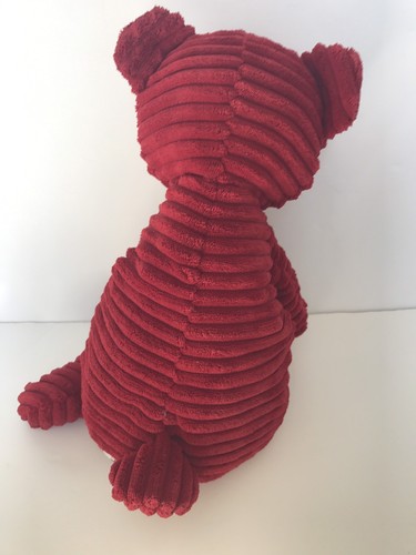Jellycat Teddy Bear Crimson Red Corduroy Cordy Roy 16