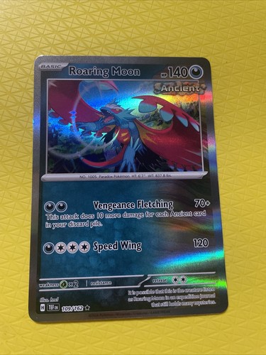 Pokemon - ROARING MOON - 109/162. - Holo Rare - Temporal