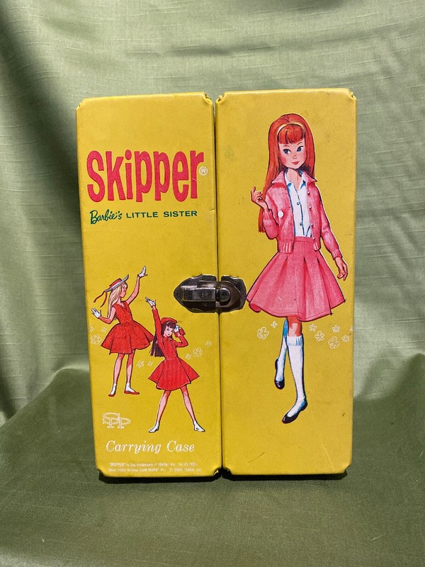1964 barbie and skipper carrying case