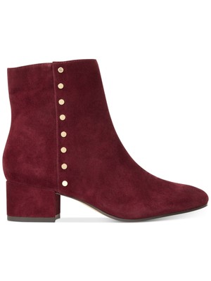 

LAUREN RALPH LAUREN Женские бордовые кожаные ботинки Wharton с миндалевидным носком, Burgundy, 802763543001