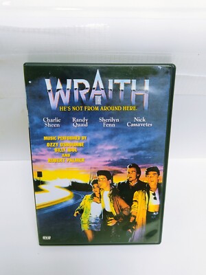 The Wraith (DVD, 1986) Charlie Sheen, Randy Quaid RARE HTF OOP MINT!!