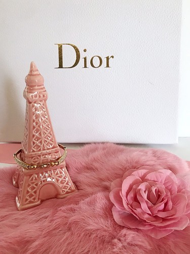 Vintage Christian Dior Tennis Bracelet Rhinestone Signed French Costume Jewelry