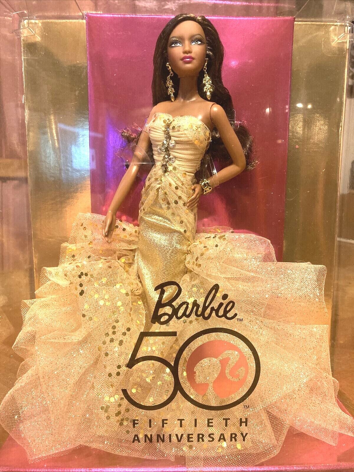Barbie 50th Anniversary AA Gold LABEL Limited Edition NRFB Barbie 50th Anniversary AA Gold LABEL Limited Edition NRFB