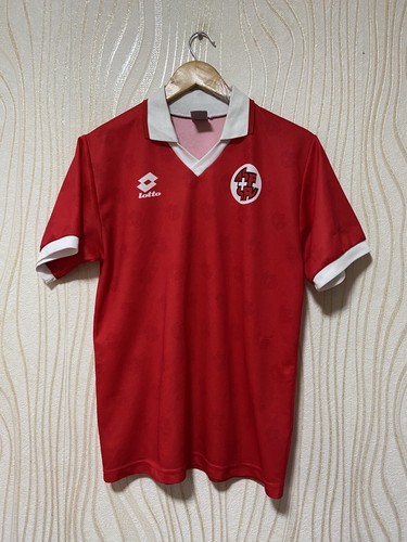 SWITZERLAND 1994 1996 HOME FOOTBALL SHIRT SOCCER JERSEY LOTTO sz S