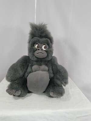 gray stuffed monkey