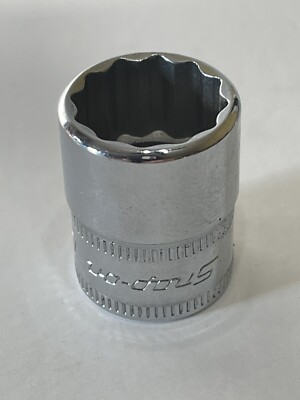 NOS Snap On TMMD13 13mm Metric Chrome 12 PT. 1/4  Drive Standard Socket USA